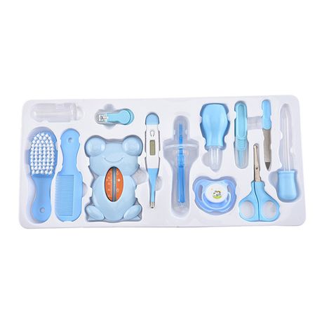 13 Piece Baby Care Kit - Blue / Pink