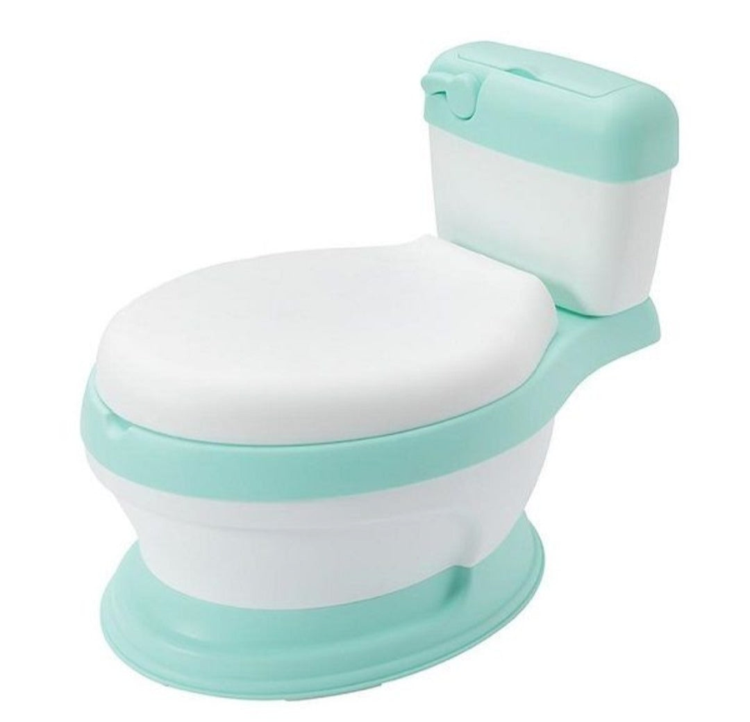 Portable Potty: White and Green