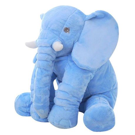 Elephant Baby Pillow - Purple / Pink / Grey / Yellow / Blue