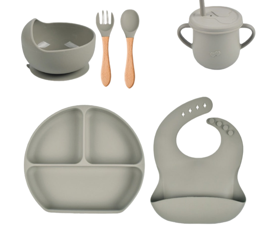 Silicone Feeding set - 6 Piece