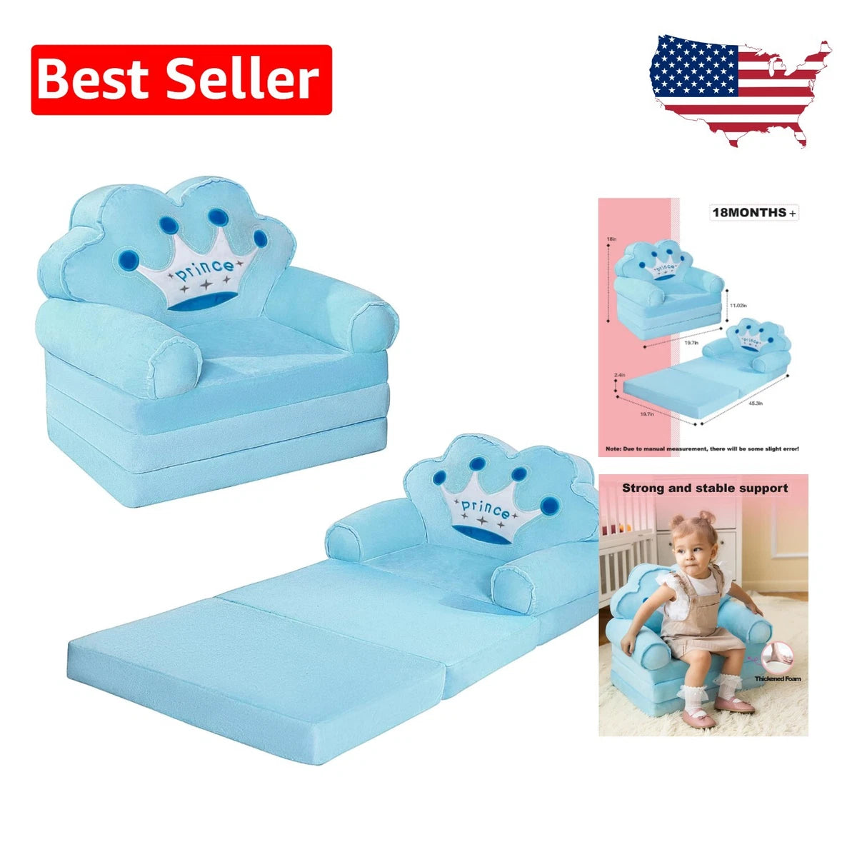 Prince / Princess Kiddies sofa