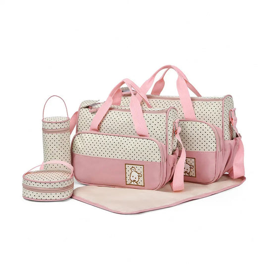5 Piece Multifunctional Nappy bag sets
