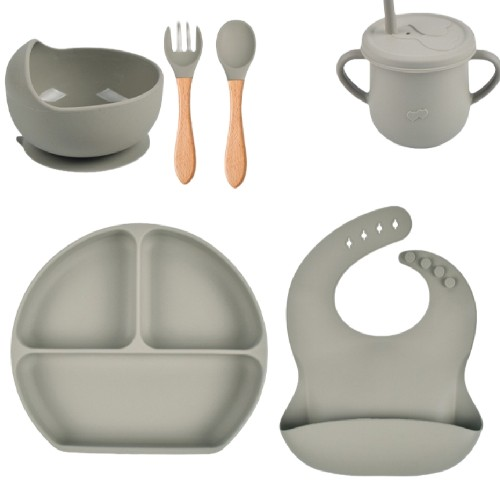 Silicone Feeding set - 6 Piece