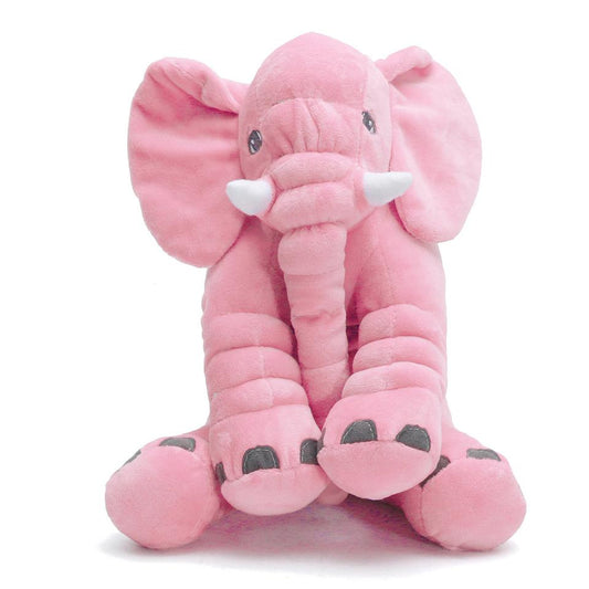 Elephant Baby Pillow - Purple / Pink / Grey / Yellow / Blue