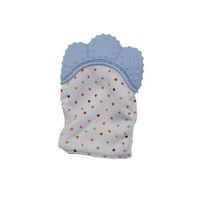 Teething Mitten - Blue / Pink / Green