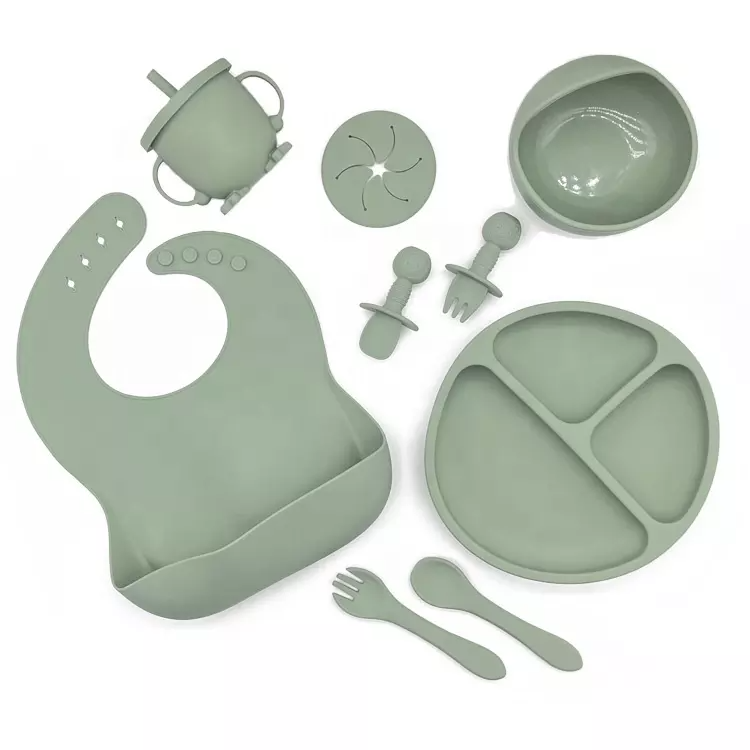 Silicone Feeding set - 6 Piece